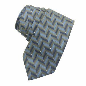 Saxony Collection | Geometric Print 100% Silk Tie